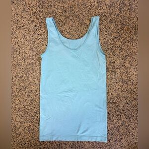 Light Blue Women's Scoop Neck Tank Top